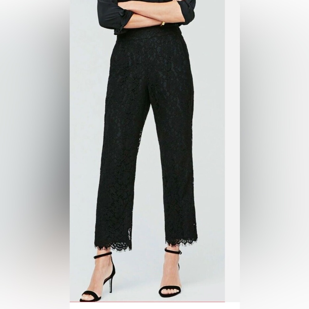 Jcrew cropped length elastic waist in back .